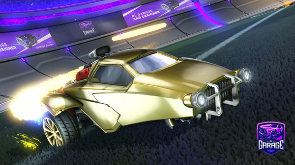 A Rocket League car design from landongiek