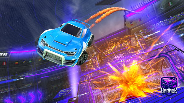 A Rocket League car design from Agent101