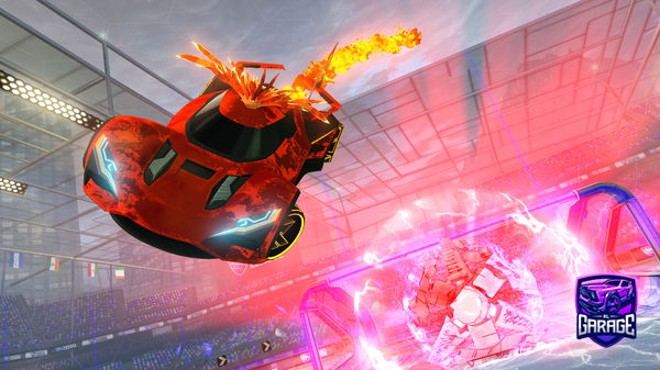 A Rocket League car design from Swat821