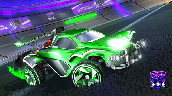 A Rocket League car design from NebbzulaYT