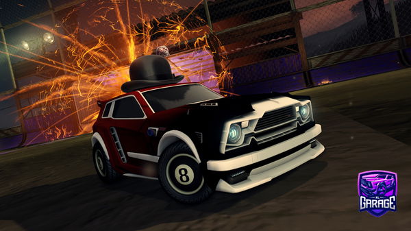 A Rocket League car design from DallasHub07