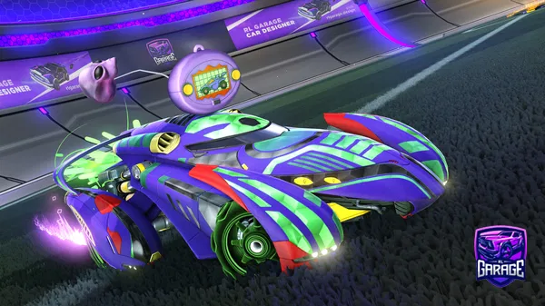 A Rocket League car design from Elr0nd