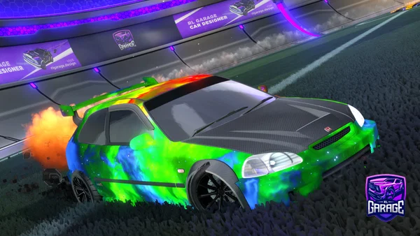 A Rocket League car design from Lolhub