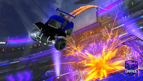 A Rocket League car design from pandra