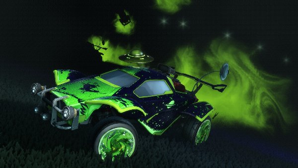 A Rocket League car design from -Mouni-