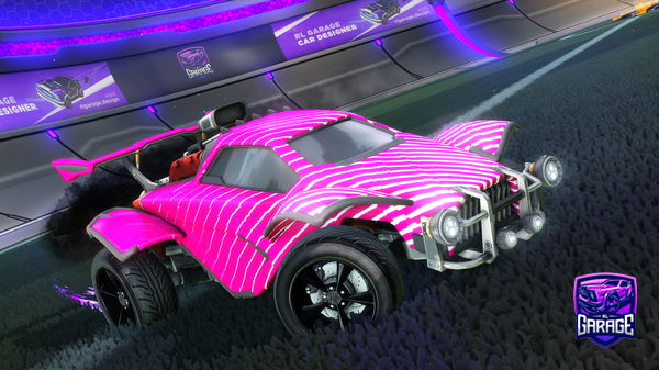 A Rocket League car design from SafDorky