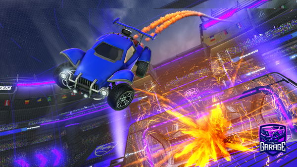 A Rocket League car design from USERNAMEALRDYINUSE