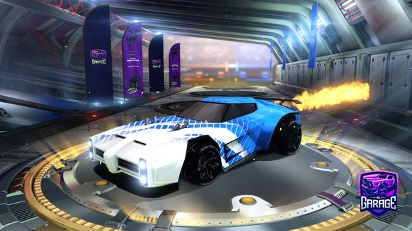 A Rocket League car design from Turbozox