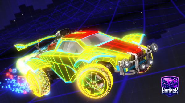 A Rocket League car design from M1Ju
