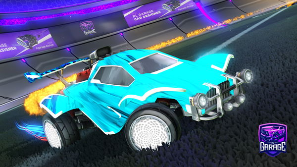 A Rocket League car design from Mz092