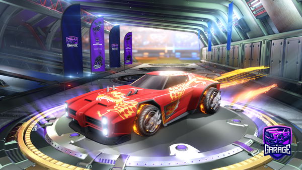 A Rocket League car design from DarkSnow107