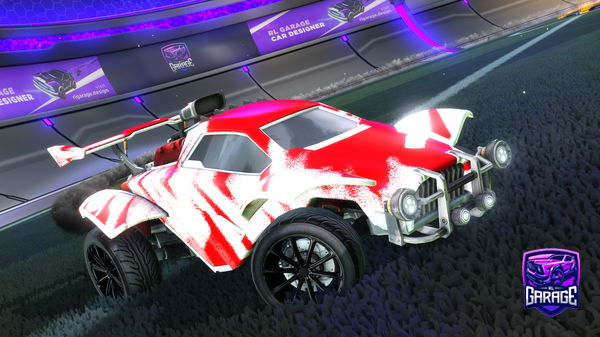 A Rocket League car design from Tapin