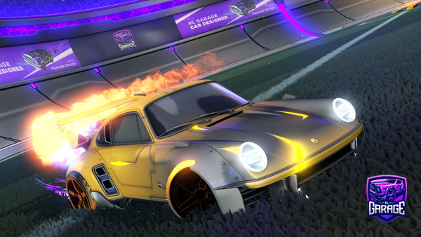 A Rocket League car design from GGAMER12004