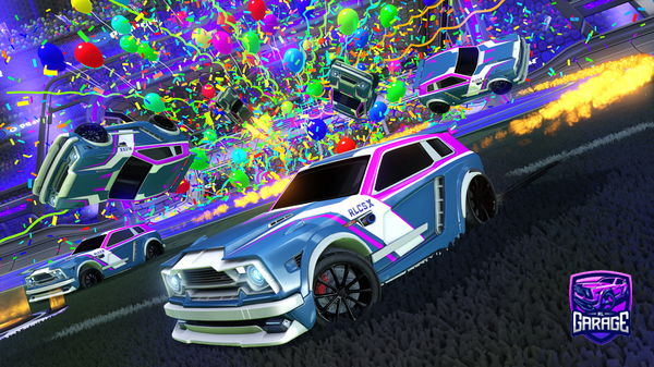 A Rocket League car design from Trex2586