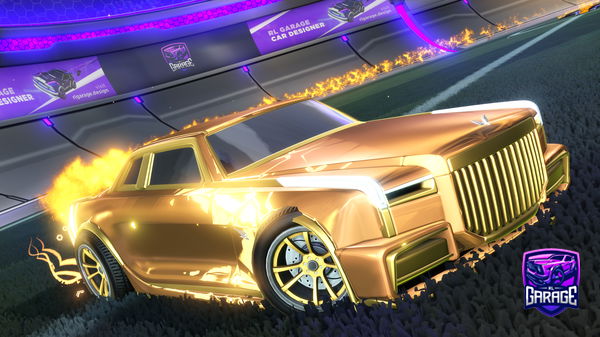 A Rocket League car design from Gamer132884