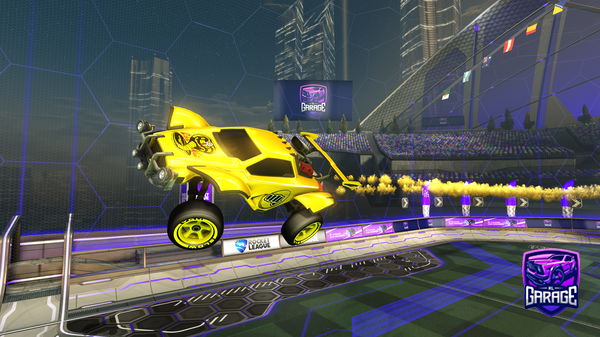 A Rocket League car design from Yeyeeeeeee