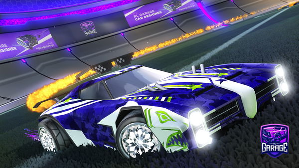 A Rocket League car design from furynfoff