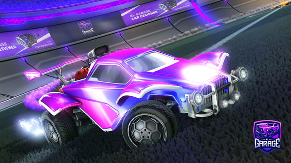 A Rocket League car design from M-_-troller