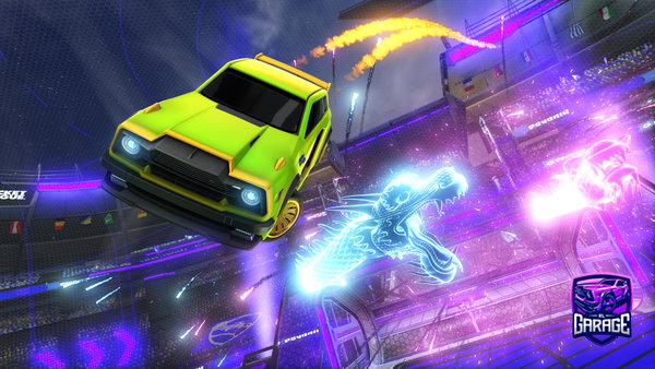 A Rocket League car design from Rohail78