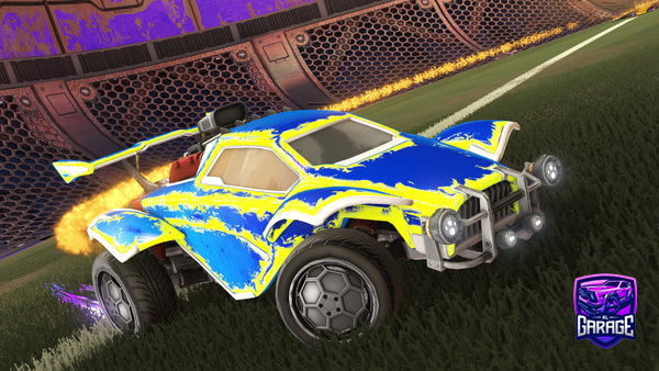 A Rocket League car design from Ryzanwastaken
