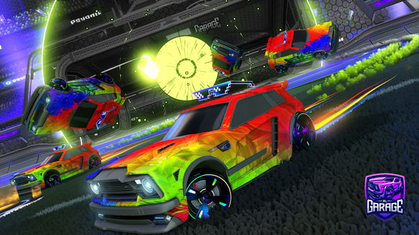 A Rocket League car design from Jakkalops