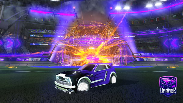 A Rocket League car design from Orisabag