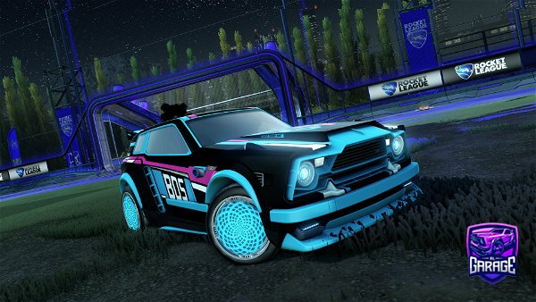 A Rocket League car design from Meloggg11