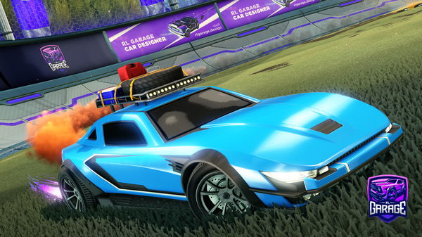 A Rocket League car design from Jordanbutnor