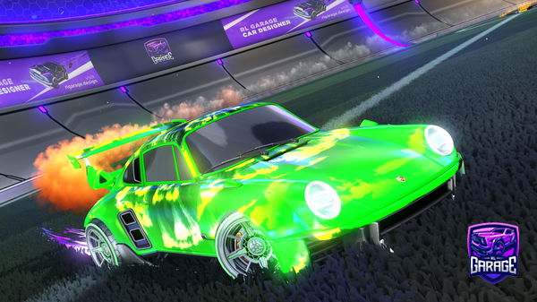 A Rocket League car design from Zombzz
