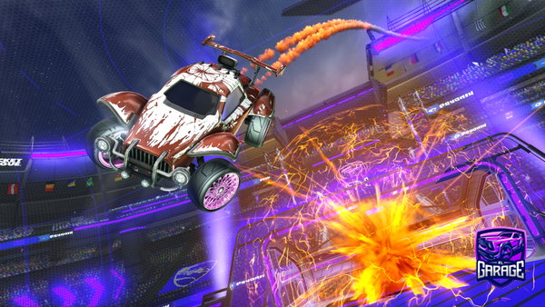 A Rocket League car design from Tybaltyh
