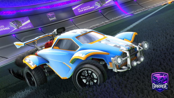 A Rocket League car design from flakie1110