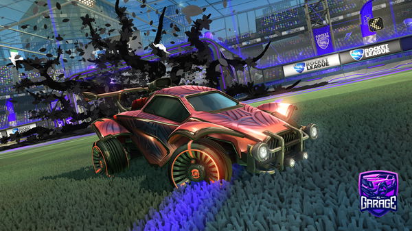 A Rocket League car design from Kayumi