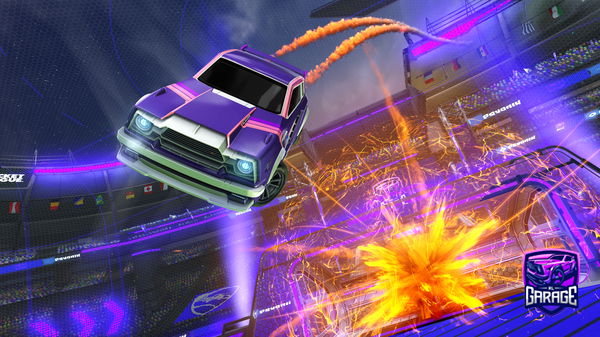 A Rocket League car design from AlliagePaille69