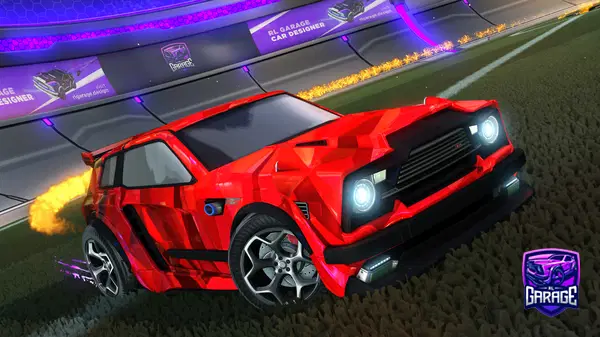 A Rocket League car design from Fifoludek