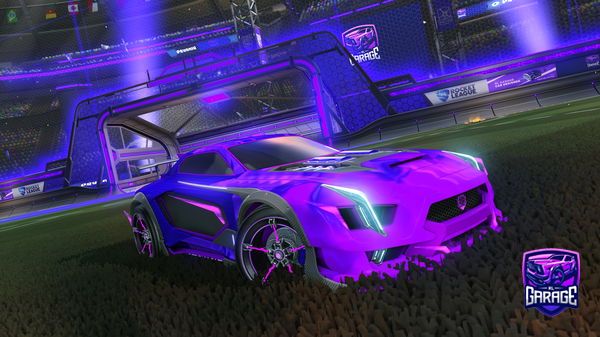 A Rocket League car design from ShadowFox001