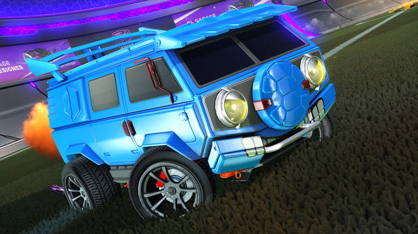 A Rocket League car design from leoshredz