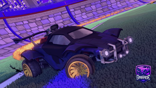 A Rocket League car design from player12445