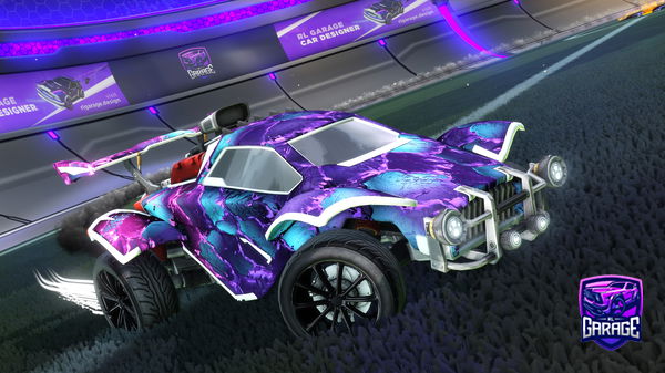 A Rocket League car design from Saxell