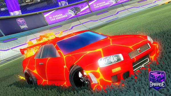 A Rocket League car design from brown_charizard