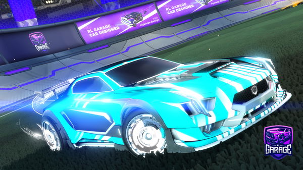 A Rocket League car design from _Jagged_
