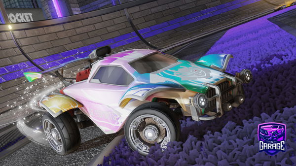 A Rocket League car design from ZilverrZz