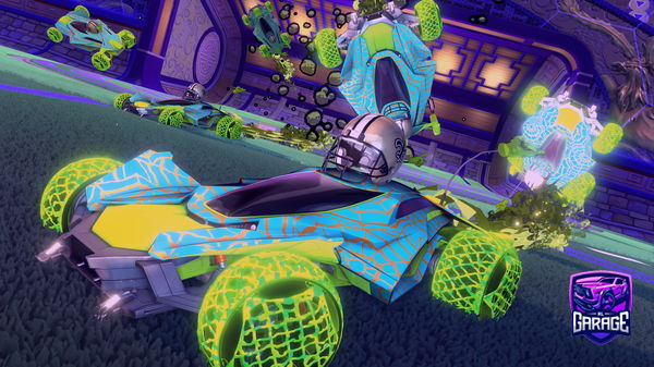 A Rocket League car design from Oughtowmatic