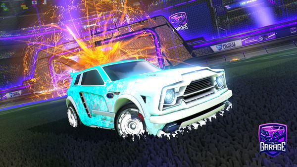 A Rocket League car design from OKJ50