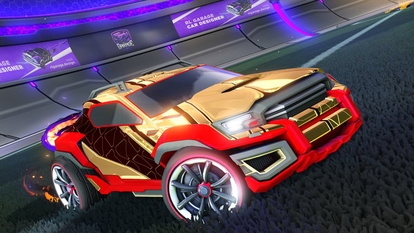 A Rocket League car design from RukaZekken