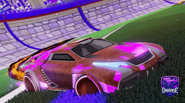 A Rocket League car design from -Mouni-