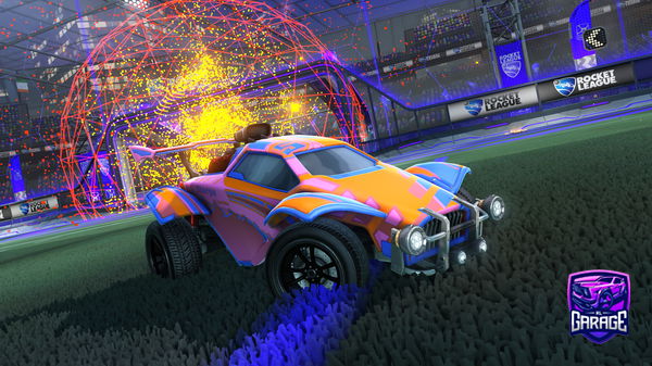 A Rocket League car design from Orangutan15