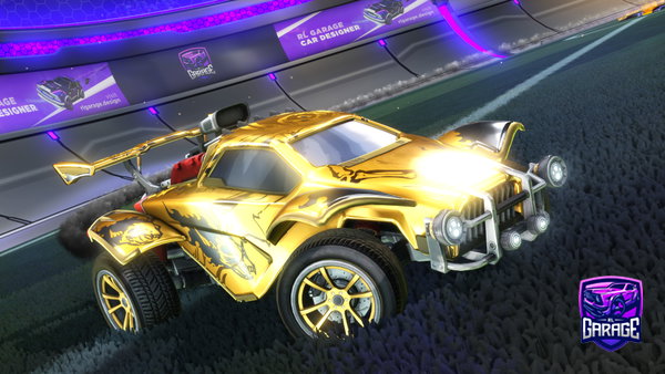 A Rocket League car design from LeonHlzyy