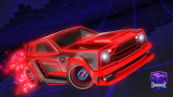 A Rocket League car design from JammBoon