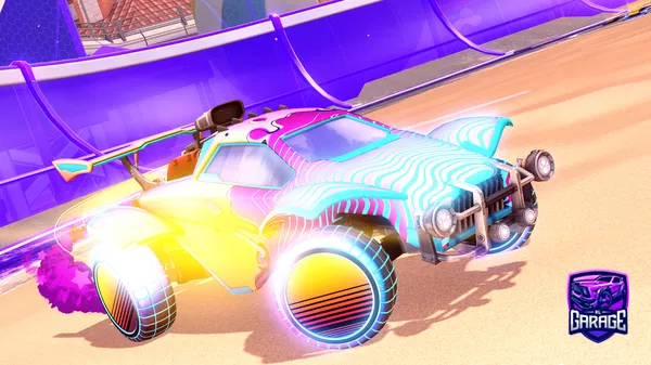 A Rocket League car design from Shatterrred