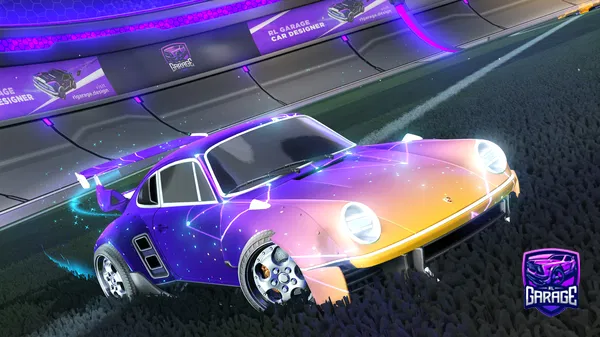 A Rocket League car design from SaltySylveon